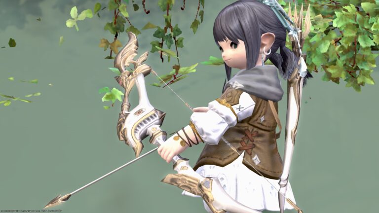 白くて高貴な天使の弓？グブラの吟遊詩人武器『オールドワールド・コンポジットボウ』 ララフェル FF14ブログ Norirow Note 75