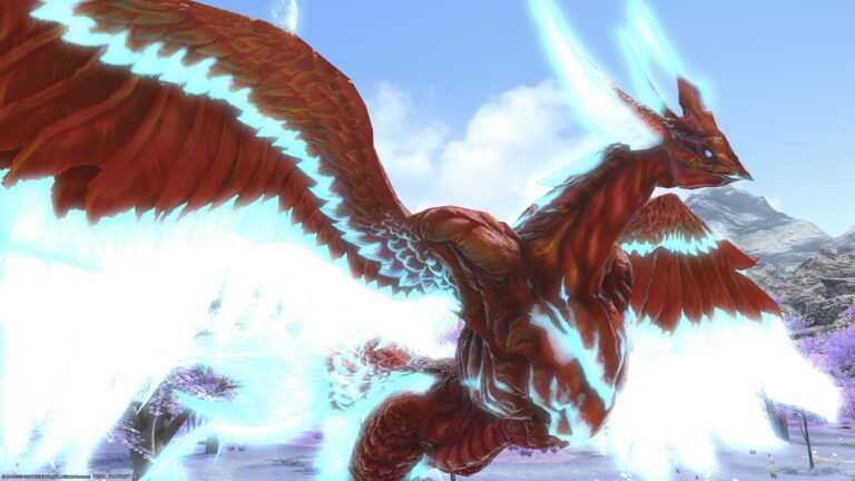 The Final Coil of Bahamut Turn 3 Phoenix Mount "Rising Phoenix" (The Rising 2023) Lalafell FF14 Blog Norirow Note 41
