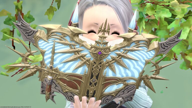 パイプオルガンのようなアレキサンダーの電子盾 / ナイト武器『ゴルディオンブレード＆シールド』 ララフェル FF14ブログ Norirow Note 26