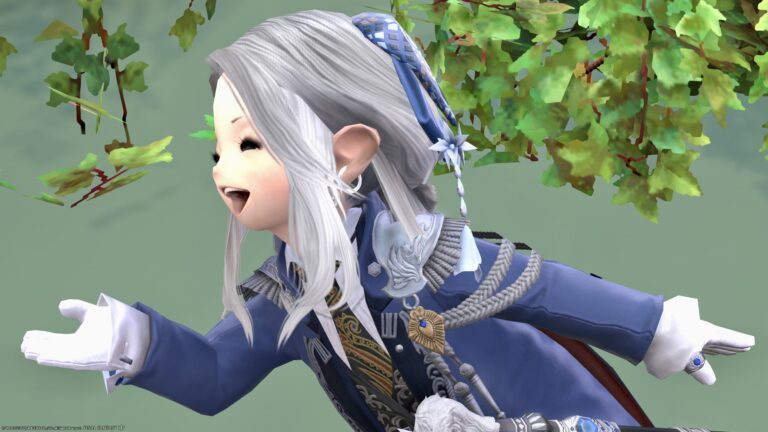 ガーターが可愛い青魔道士のLv50装備『メガス』衣装 (ララフェル女子Ver.) ララフェル FF14ブログ Norirow Note 41