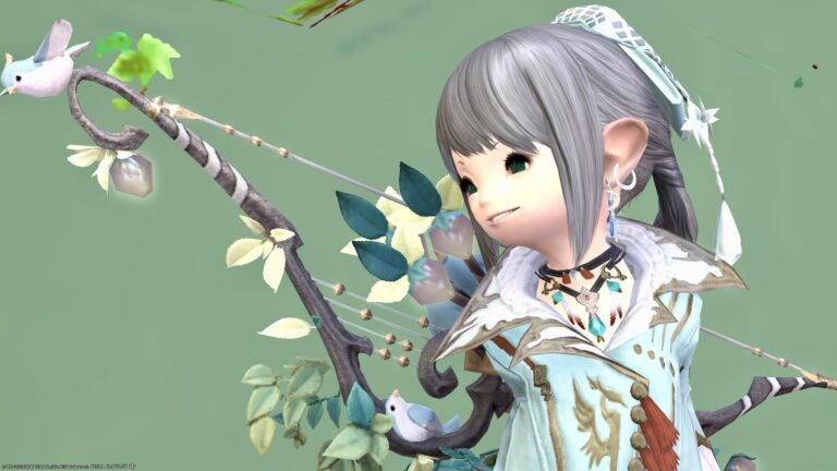 【ミラプリ】AF3アレンジコーデで森の可愛い吟遊詩人ちゃん♪ ララフェル FF14ブログ Norirow Note 45