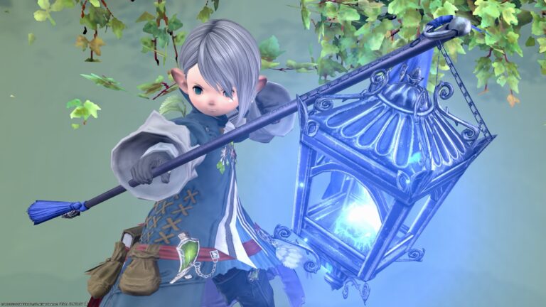 魂の炎が宿る可愛いランプの魔法の杖・黒魔道士武器『イグニス・マールス』 ララフェル FF14ブログ Norirow Note 30