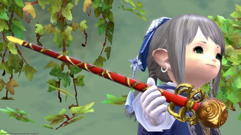A magic wand that can make it rain? Blue Mage's first weapon "Rainmaker" Lalafell FF14 Blog Norirow Note 27