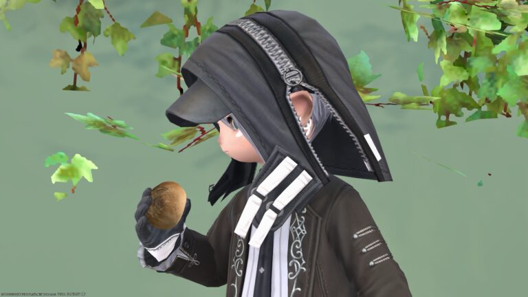 【ミラプリ】タクティカルC2フードがカッコよすぎたのでダウナーコーデ ララフェル FF14ブログ Norirow Note 45