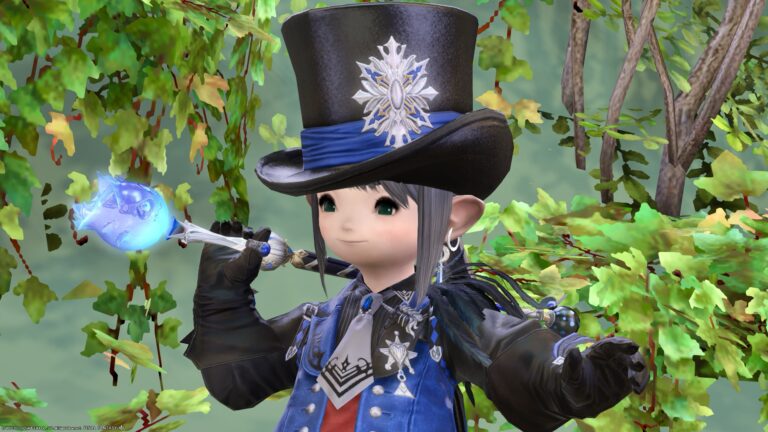A cute magician-like Blue Mage's AF3 attire "Mirage" (Lalafell female version) Lalafell FF14 Blog Norirow Note 52