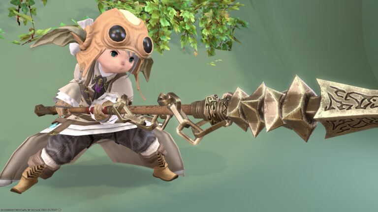 Like Pocky? Ronka Ruins Spear / Dragoon Weapon "Ravel Keeper's Spear" Lalafell FF14 Blog Norirow Note 36