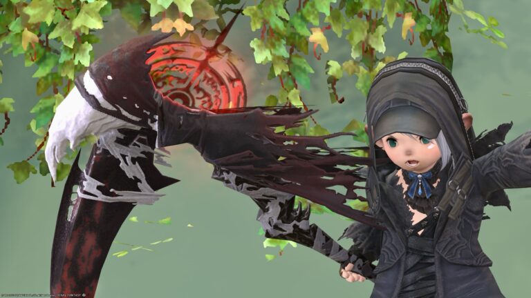 A cute lamp staff with the flame of the soul, Black Mage weapon “Ignis Malus” Lalafell FF14 Blog Norirow Note 33