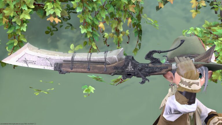 クラシックな木製ライフル風な海賊ガンブレード『クリプトラーカー・マナトリガーRE』 ララフェル FF14ブログ Norirow Note 37