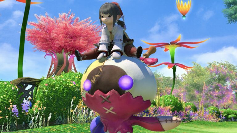 A cute mount of a gentleman pumpkin ghost, "Ambulario" (All Saints’ Wake 2025) Lalafell FF14 Blog Norirow Note 28