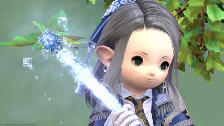 A magic wand that can make it rain? Blue Mage's first weapon "Rainmaker" Lalafell FF14 Blog Norirow Note 29