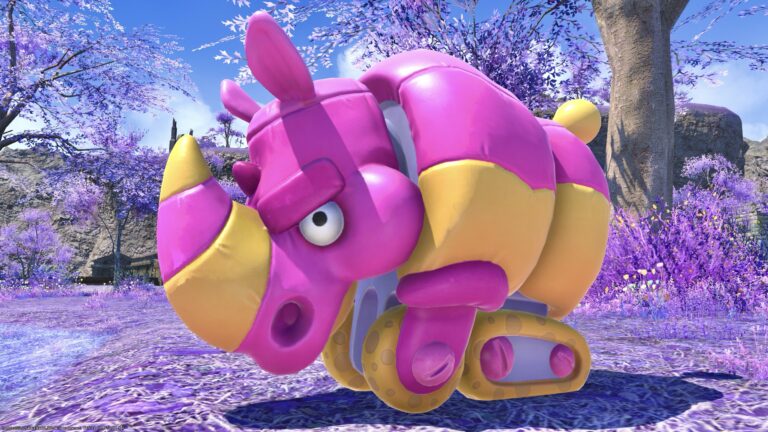 ふわふわドーム？Fall Guysの可愛いサイのマウント『ライエス』 ララフェル FF14ブログ Norirow Note 34