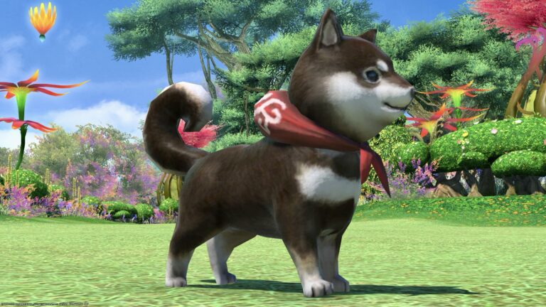 可愛い忍者の黒い豆柴犬？六根山のミニオン『忍犬クロマル』 ララフェル FF14ブログ Norirow Note 29