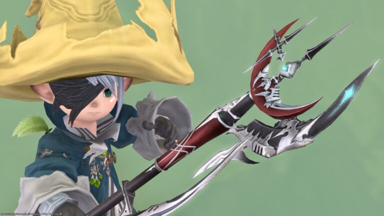 変形するメカニカルな黒魔道士の三日月杖『スカエウァ・マジテックロッド』 ララフェル FF14ブログ Norirow Note 33