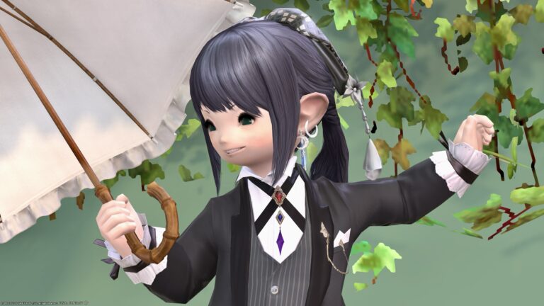 サクラ舞い散る妖艶な和包丁・光る忍者武器『忍包丁【妖】』 ララフェル FF14ブログ Norirow Note 25