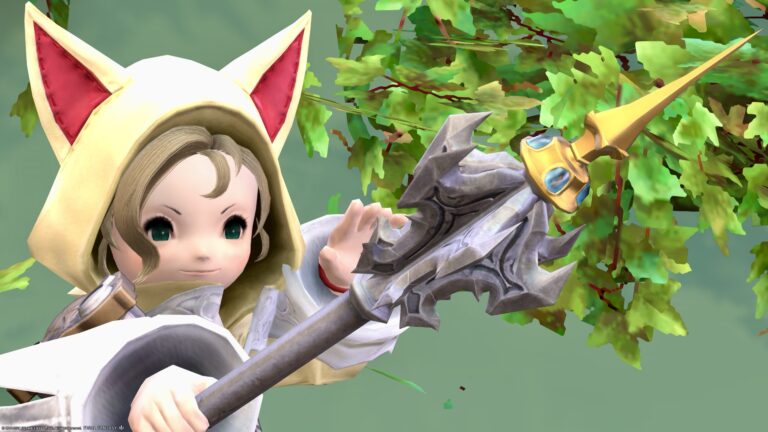 Krile's valuable weapon, the White Mage's mace! "Birch Rod" Lalafell FF14 Blog Norirow Note 44