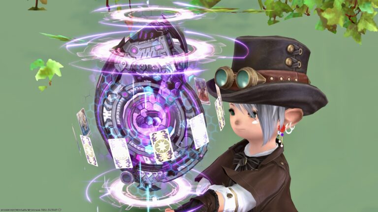 Astrologian's MW final form: A celestial globe like a space fortress "Mandervillous Torquetum" Lalafell FF14 Blog Norirow Note 36