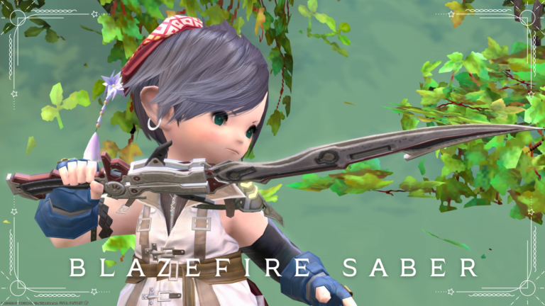 FF13ライトニングの剣・銃から剣に変形するナイト武器『ブレイズエッジ』 ララフェル FF14ブログ Norirow Note 50