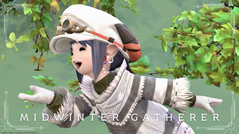 【ミラプリ】真冬の白くて可愛いギャザラー用コーディネート ララフェル FF14ブログ Norirow Note 69