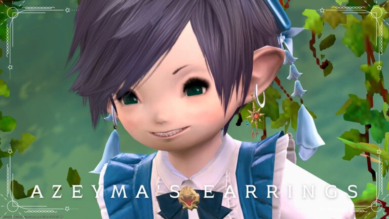 太陽と審理を司る女神アーゼマ様の耳飾り『アーゼマイヤリング』 ララフェル FF14ブログ Norirow Note 67