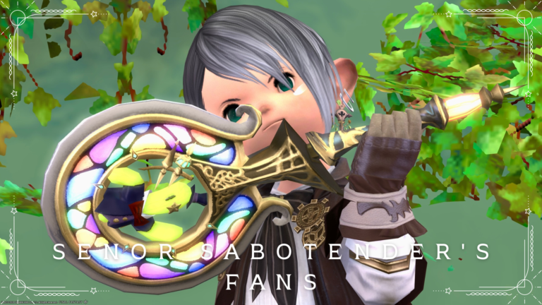 The adorable Cactuar book / The scholar's weapon, "Senor Sabotender's Codex" Lalafell FF14 Blog Norirow Note 31