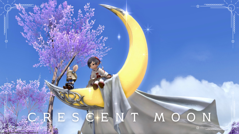 レポリットが可愛い三日月型のゴンドラマウント『クレセントムーン』 ララフェル FF14ブログ Norirow Note 68