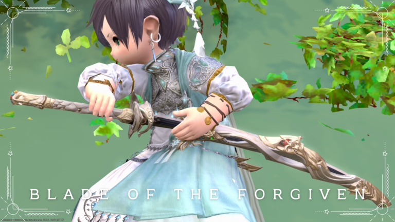 Sweet and sacred cute Samurai western-style katana "Blade of the Forgiven" Lalafell FF14 Blog Norirow Note 39