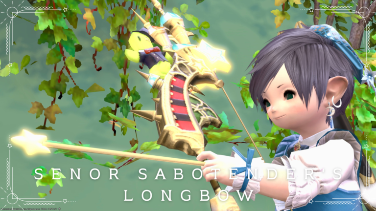 The adorable Cactuar book / The scholar's weapon, "Senor Sabotender's Codex" Lalafell FF14 Blog Norirow Note 32