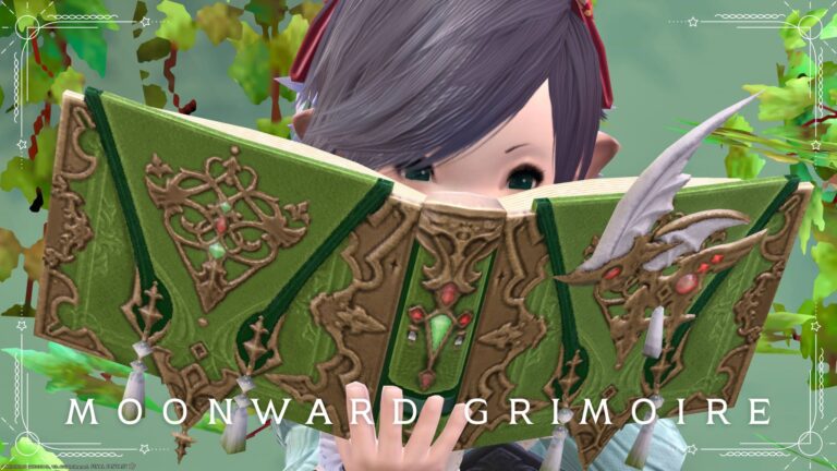 緑が可愛い横長の高貴な召喚士魔道書『ムーンワード・グリモア』 ララフェル FF14ブログ Norirow Note 47
