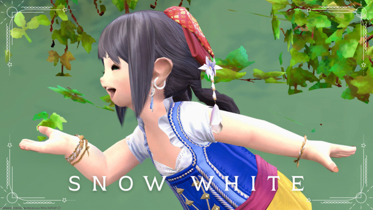 [Glamour] Cute dirndl costume in Princess Snow White color (Lalafell female version) Lalafell FF14 Blog Norirow Note 32
