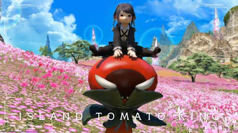 無人島のトマトのマンドラゴラの王様マウント『アイル・キングトマト』 ララフェル FF14ブログ Norirow Note 29