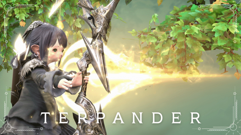 Bard's AW 7th stage: Ancient bow that fires arrows of light "Terpander" Lalafell FF14 Blog Norirow Note 38