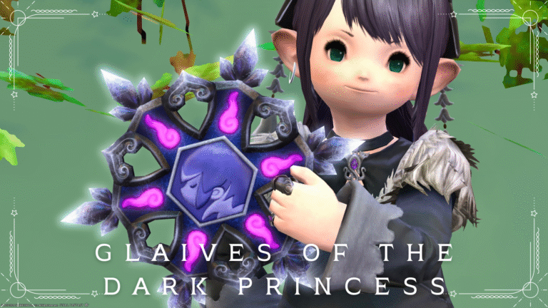 Yo-kai Watch Damona Dark Crystal's cute Dancer weapon "Glaives of the Dark Princess" Lalafell FF14 Blog Norirow Note 30