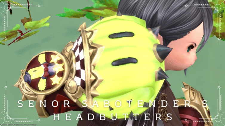 サボテンダー風船の愉快なグローブ・モンク武器『セニョール・ヘッドバット』 ララフェル FF14ブログ Norirow Note 42