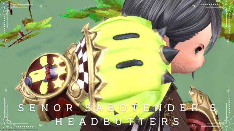 Cactus Balloon's fun glove Monk weapon "Senor Sabotender's Headbutters" Lalafell FF14 Blog Norirow Note 40