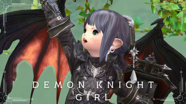 【ミラプリ】ディアボロスの翼を得た “悪魔の騎士の女の子” ララフェル FF14ブログ Norirow Note 54