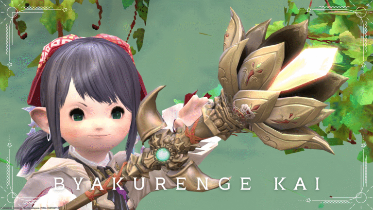 蓮のお花が咲く ありがた可愛い白魔道士の杖『白蓮華【改】』 ララフェル FF14ブログ Norirow Note 40