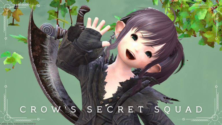 [Glamour] Girl from the Crow's Secret Squad (Reaper's initial gear arrangement) Lalafell FF14 Blog Norirow Note 38