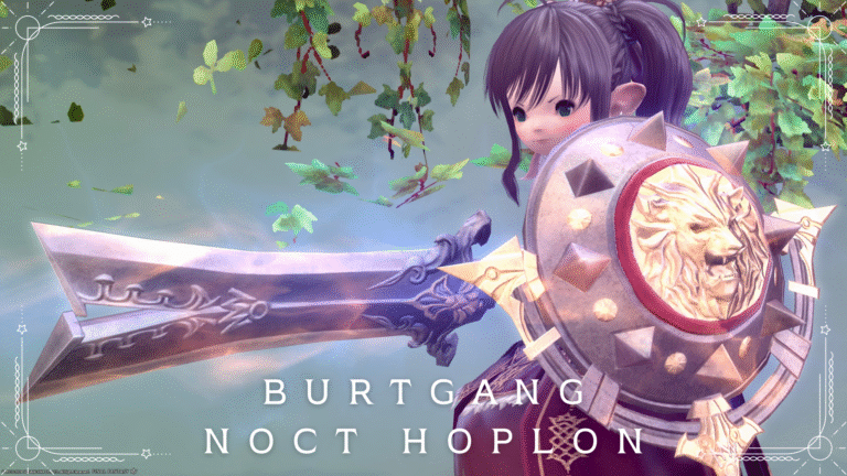 Large Colosseum Shining weapon - Gerolt's Masterwork for Paladin "Burtgang & Noct Hoplon" Lalafell FF14 Blog Norirow Note 51