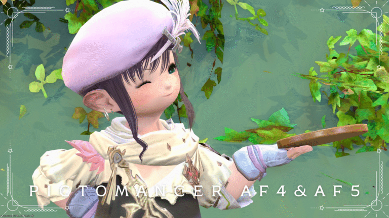 ピクトマンサーの初期装備・パステルな画家『ペインター』(ララフェル女子Ver.) ララフェル FF14ブログ Norirow Note 29