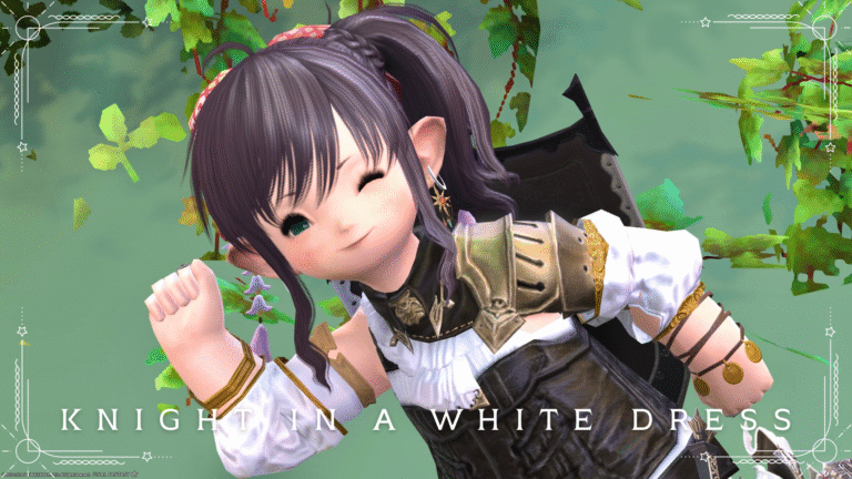 【ミラプリ】ネオイシュガルディアンな “純白ドレスの騎士様” ララフェル FF14ブログ Norirow Note 36