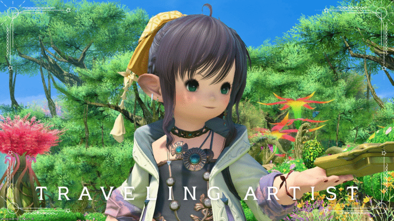 【ミラプリ】ピクトマンサーAF6アレンジコーデ「旅する絵師さん」 ララフェル FF14ブログ Norirow Note 39