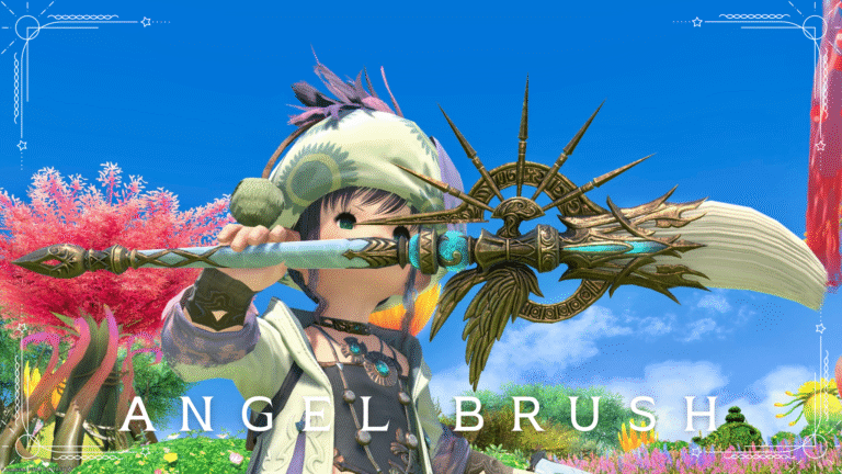 空色で可愛いアンティークなオシャレ筆・ピクトマンサーのAF6武器『天使の筆』 ララフェル FF14ブログ Norirow Note 42