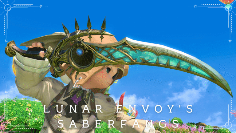 夜空に輝く三日月型のヴァイパー二刀流武器『ルナエンヴォイ・ダブルサーベル』 ララフェル FF14ブログ Norirow Note 44