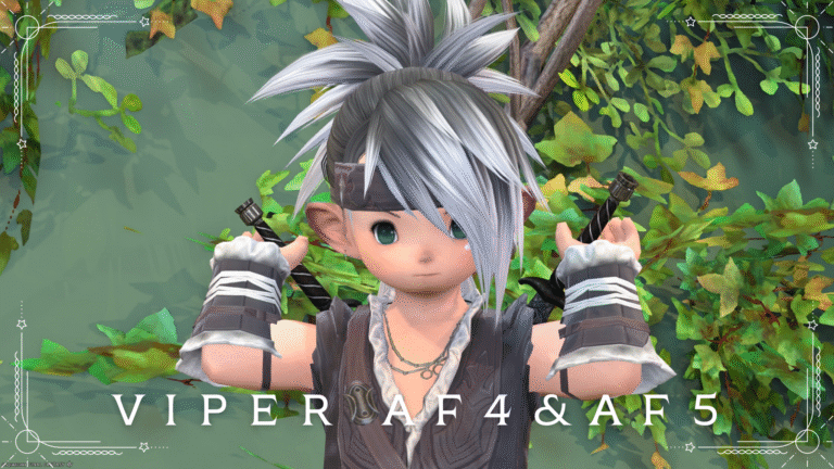 ヴァイパーの初期装備・ワイルドな忍『スネイクバイト』(ララフェル男子Ver.) ララフェル FF14ブログ Norirow Note 30