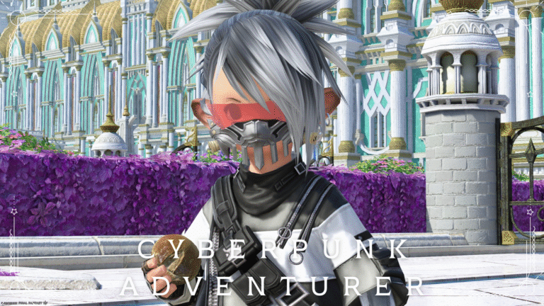 【ミラプリ】ちょっぴりサイバーパンクでスポーティーな冒険者 ララフェル FF14ブログ Norirow Note 43