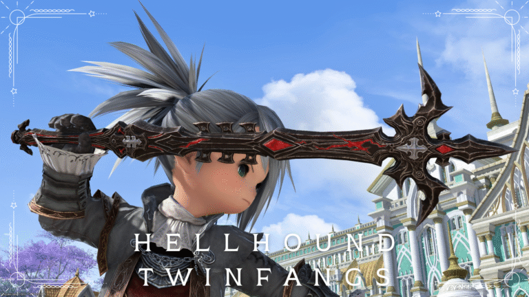 ダークファンタジーな十字架の剣・ヴァイパーの二刀流武器『ヘルハウンドツインファング』 ララフェル FF14ブログ Norirow Note 40