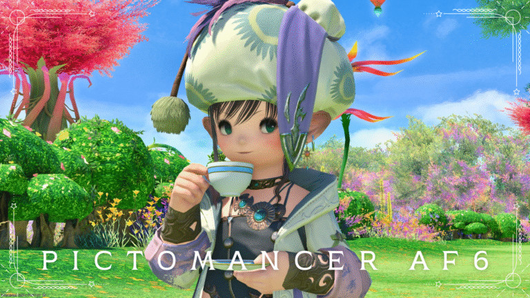 FF6リルムのような可愛いピクトマンサーのAF6装備『ピクトマンサー』(ララフェル女子Ver.) ララフェル FF14ブログ Norirow Note 43