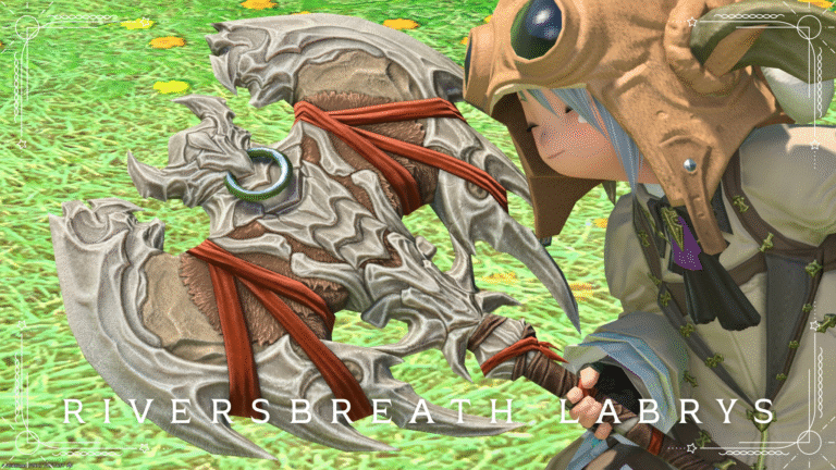 グルージャジャの武器！？原始の暗黒騎士剣『リバーズブレス・フォセ』 ララフェル FF14ブログ Norirow Note 26