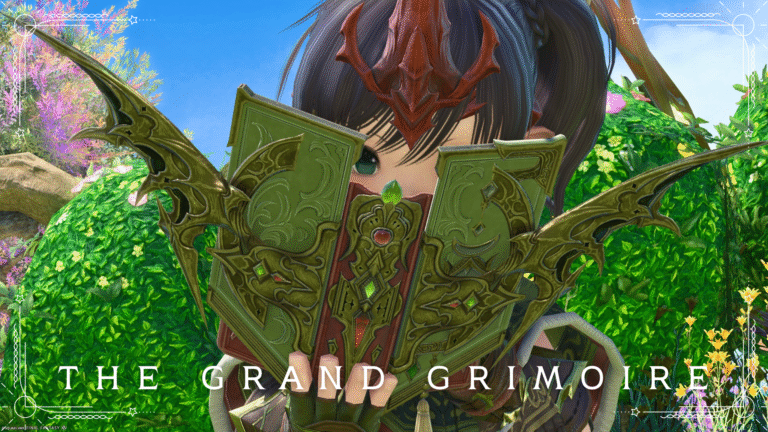 赤き竜の悪魔召喚の大奥義書・召喚士のAF6武器『グラングリモア』 ララフェル FF14ブログ Norirow Note 35