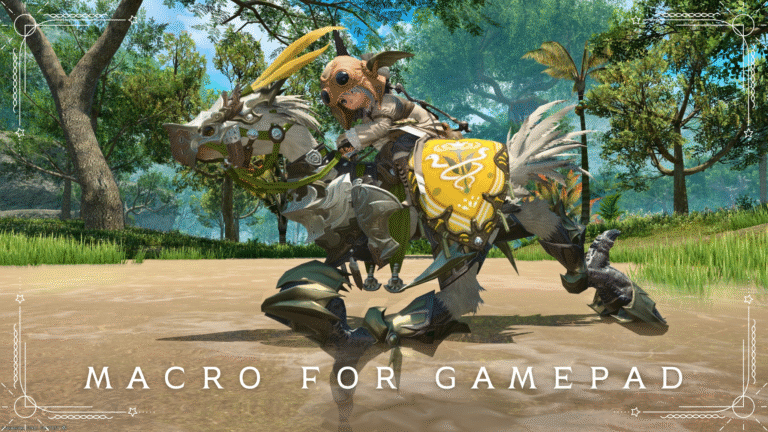 [Useful Macro] Gamepad Stick Press Setting Macro (Mount Riding & Sprint Auto Movement) Lalafell FF14 Blog Norirow Note 40